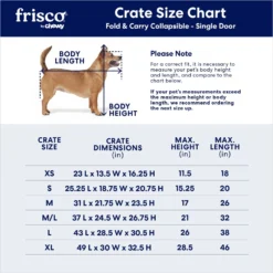 Frisco Heavy Duty Fold & Carry Single Door Collapsible Wire Dog Crate 9 Frisco Heavy Duty Fold & Carry Single Door Collapsible Wire Dog Crate -Best Pet Supplies 109783 PT2. AC SS1800 V1667228771