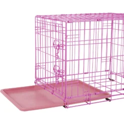 Frisco Fold & Carry Single Door Collapsible Wire Dog Crate, Pink 10 Frisco Fold & Carry Single Door Collapsible Wire Dog Crate, Pink -Best Pet Supplies 160806 PT3. AC SS1800 V1561066324