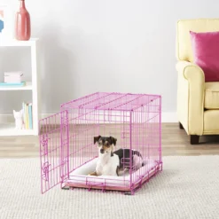 Frisco Fold & Carry Single Door Collapsible Wire Dog Crate, Pink 13 Frisco Fold & Carry Single Door Collapsible Wire Dog Crate, Pink -Best Pet Supplies 160806 PT6. AC SS1800 V1561066044