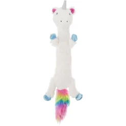 Frisco Unicorn Skinny Plush Squeaky Dog Toy