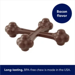 Frisco Bacon Flavor Tough Nylon Dog Chew Toy -Best Pet Supplies 213430 PT2. AC SS1800 V1691783910