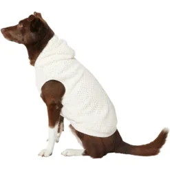Frisco Plush Fur Dog & Cat Hoodie -Best Pet Supplies 224209 PT2. AC SS1800 V1637651230