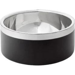 Frisco Insulated Two-Toned Non-Skid Stainless Steel Dog & Cat Bowl