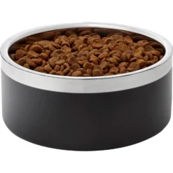 Frisco Insulated Two-Toned Non-Skid Stainless Steel Dog & Cat Bowl -Best Pet Supplies 257168 PT2. AC SS1800 V1612366714