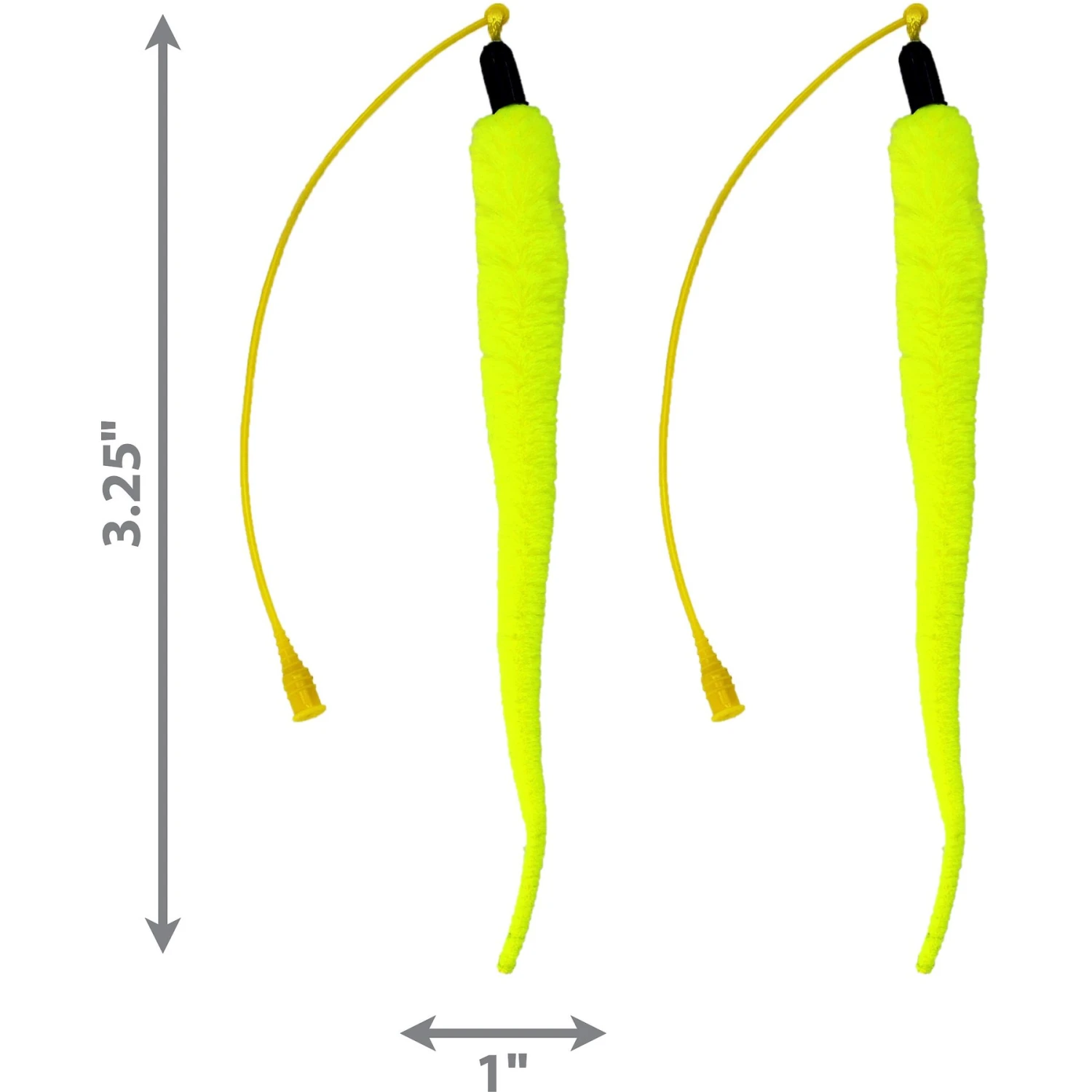 KONG Purrsuit Whirlwind Replacement Tails Cat Toy, 2 Count 2 KONG Purrsuit Whirlwind Replacement Tails Cat Toy, 2 Count - Image 2