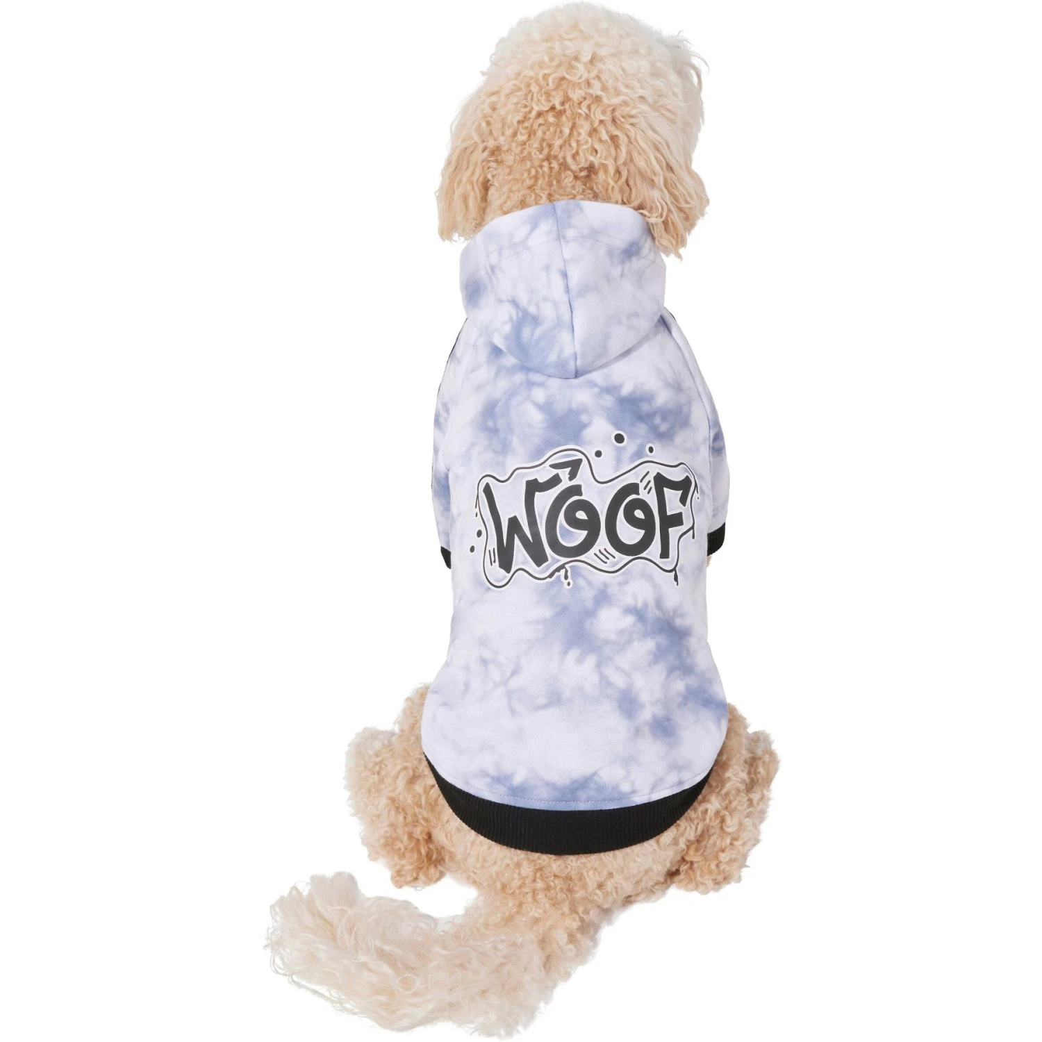 Frisco Woof Tiedye Print Dog & Cat Hoodie 3 Frisco Woof Tiedye Print Dog & Cat Hoodie - Image 3