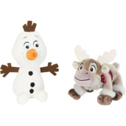 Disney Frozen's Olaf & Sven Plush Cat Toy With Catnip, 2 Count