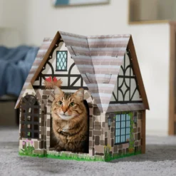 Frisco Tudor House Cardboard Cat House -Best Pet Supplies 308815 PT4. AC SS1800 V1696968878