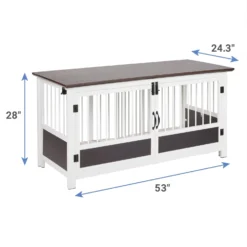 Frisco "Roma" Dog Crate Credenza & Mat 8 Frisco "Roma" Dog Crate Credenza & Mat -Best Pet Supplies 315189 PT3. AC SS1800 V1681145357