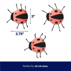 Frisco Spring Potted Plant And Ladybugs Interactive Plush Cat Toy With Catnip -Best Pet Supplies 541542 PT2. AC SS1800 V1672780518
