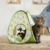 Frisco Spring Daisy Pop-Up Tent Cat Toy With Catnip