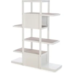 ZooVilla Bookshelf Cat Tree, White