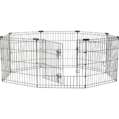 Frisco Wire Dog & Small Pet Exercise Pen With Step-Through Door -Best Pet Supplies 97484 PT2. AC SS1800 V1657661187