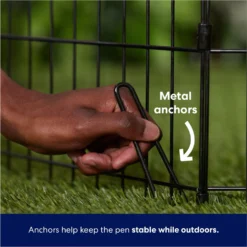 Frisco Wire Dog & Small Pet Exercise Pen With Step-Through Door -Best Pet Supplies 97484 PT3. AC SS1800 V1667228559