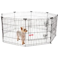 Frisco Wire Dog & Small Pet Exercise Pen With Step-Through Door -Best Pet Supplies 97484 PT7. AC SS1800 V1657661187
